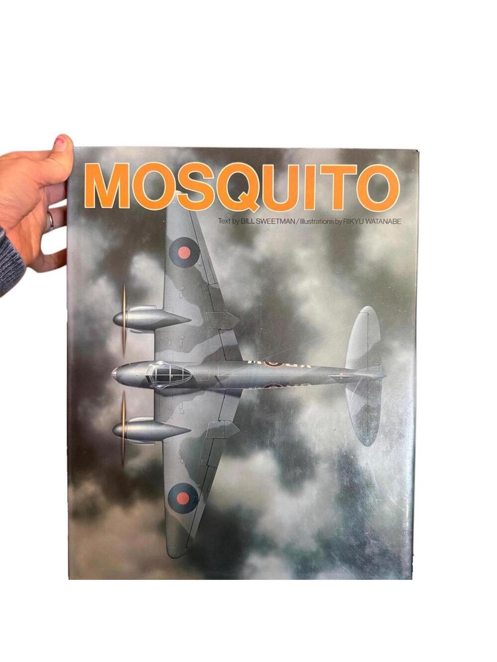 Vintage 1981 Mosquito First Edition WW2 Bomber Book Hardcover with dust jacket